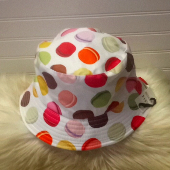 Macaroons Multicolored Reversible Cotton Bucket Hat - Picture 2 of 12